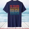 Vintage Awesome Funny 10th Birthday Gift Born in 2011 T-Shirt