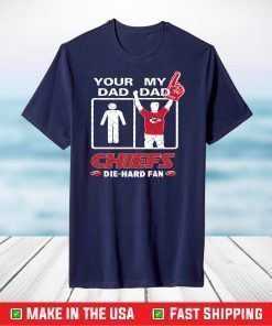 Your Dad My Dad Chiefs Die Hard Fan,Kansas City Chiefs T-Shirt