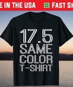 17.5 Same Color T-Shirt Basic Custome T-Shirts