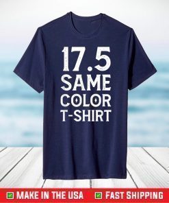 17.5 Same Color T-Shirt Basic Custome Unisex T-Shirt