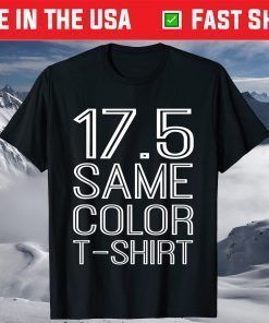 17.5 Same Color T-Shirt Basic Custome T-Shirts