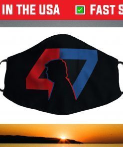 47 Trump Silhouette Face Mask