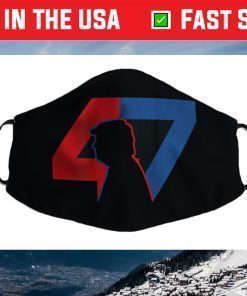 47 Trump Silhouette Face Mask