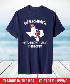 American Flag Neanderthal Thinking for Proud Neanderthals Classic T-Shirts