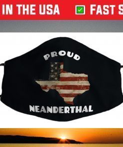 American Flag Red State Texas President Joe Biden Saying Face Mask