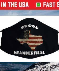 American Flag Red State Texas President Joe Biden Saying Face Mask