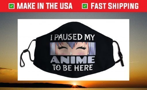 Anime Gift - Japanese Gift I Love Anime for Sao Anime Lover Face Mask