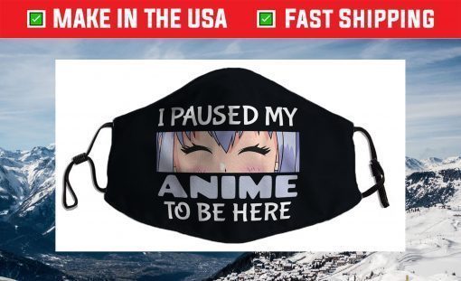 Anime Gift - Japanese Gift I Love Anime for Sao Anime Lover Face Mask