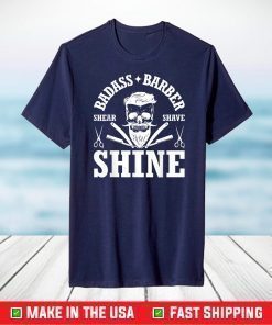 Barber share shave shine barber T-Shirt