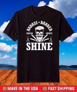 Barber share shave shine barber T-Shirt