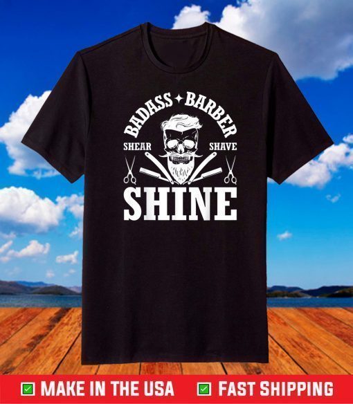 Barber share shave shine barber T-Shirt