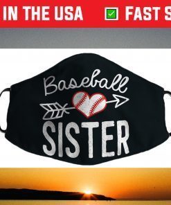 Baseball Sister Face Mask