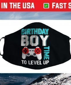 Birthday Boy Video Game Birthday Party Face Mask