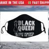 Black Queen Most Powerful Chess African American Face Mask