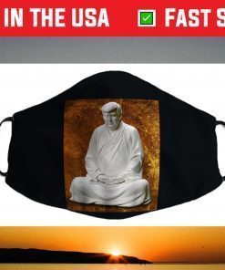 Chinese Trump Buddha statue Zen Face Mask