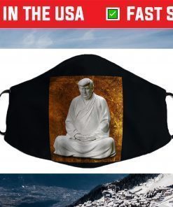 Chinese Trump Buddha statue Zen Face Mask