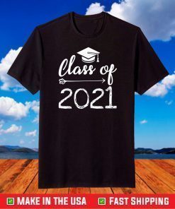 Class Of 2021 Senior High School College Graduation T-Shirts