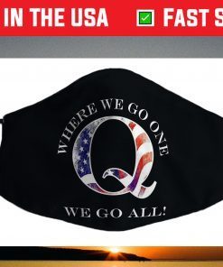 Clothing QAnon WWG1WGA Q Anon Face Mask