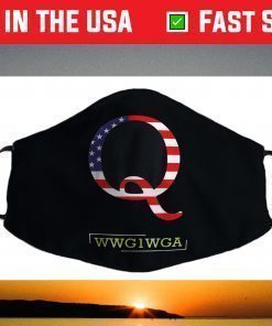 Clothing QAnon WWG1WGA Q Anon Great Awakening MAGA Face Mask