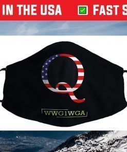 Clothing QAnon WWG1WGA Q Anon Great Awakening MAGA Face Mask