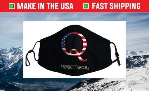 Clothing QAnon WWG1WGA Q Anon Great Awakening MAGA Face Mask