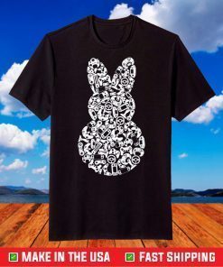 Cute Video Game Easter Bunny Gaming Peeps Gamer T-Shirt