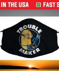 Despicable Me Minions Kevin Trouble Maker Graphic Face Mask