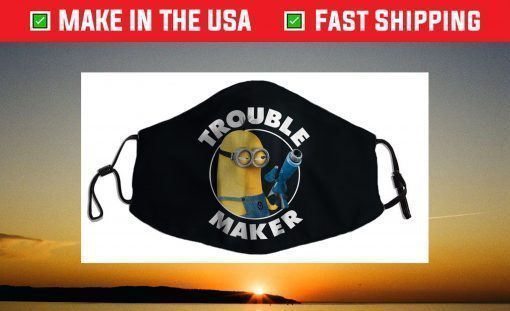 Despicable Me Minions Kevin Trouble Maker Graphic Face Mask