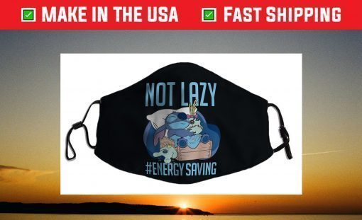 Disney Lilo & Stitch Not Lazy Energy Saving Us 2021 Face Mask