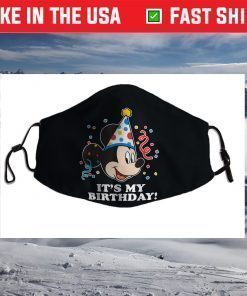 Disney Mickey Mouse Its My Birthday Face Mask