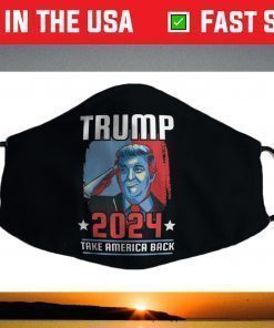 Donald Trump 2024 - Take America Back Face Mask