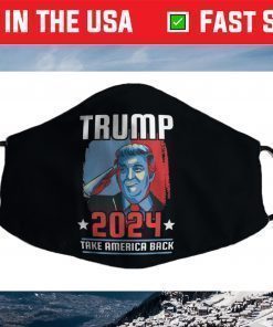 Donald Trump 2024 - Take America Back Face Mask