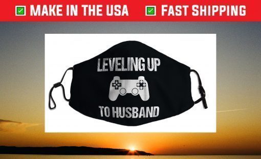 Engagement for Groom Video Game Lovers Face Mask