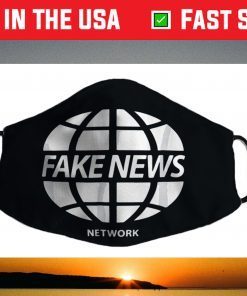 Fake News Network fakenews Face Mask