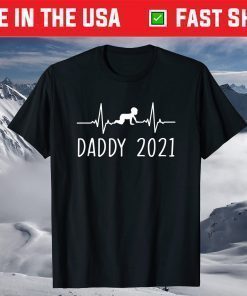 First Time Father New Dad Expecting Daddy 2021 T-Shirt