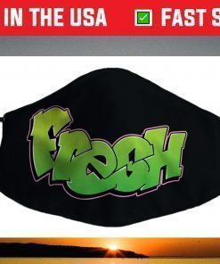 Fresh Graffiti Style Graphic Face Mask