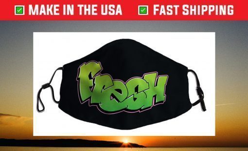 Fresh Graffiti Style Graphic Face Mask