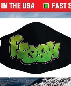 Fresh Graffiti Style Graphic Face Mask