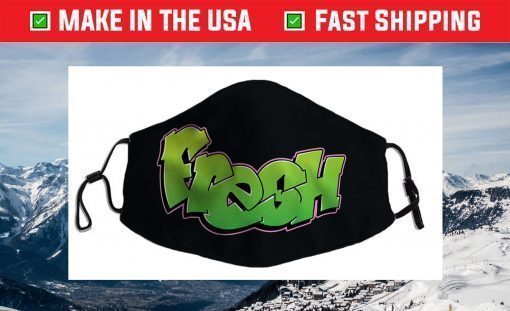 Fresh Graffiti Style Graphic Face Mask