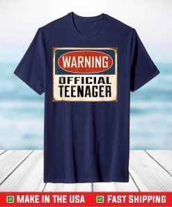 Gifts for 13 Year Old Boy Girls Birthday Official Teenager T-Shirt