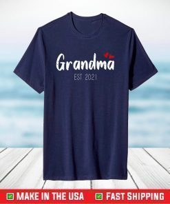 Grandma Est. 2021 Grandparents Day T-Shirt