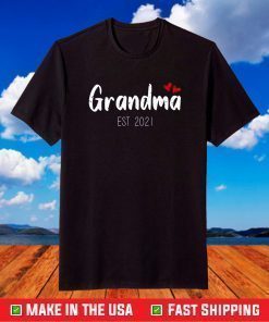 Grandma Est. 2021 Grandparents Day T-Shirt