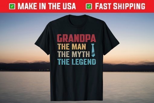 Grandpa jokes Mens Vintage Retro Dad Papa Grandpa T-Shirts