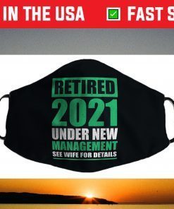 Great Retirement 2021 Pensioneers Husband Retirees Face Mask