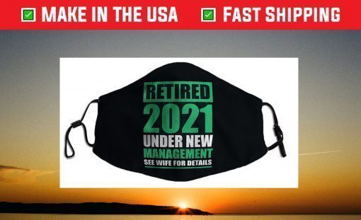 Great Retirement 2021 Pensioneers Husband Retirees Face Mask