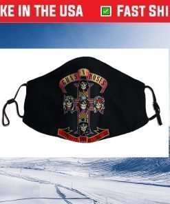 Guns N' Roses Official Cross Face Mask