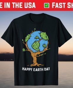 Happy Earth Day Shirt 2021 Tree Planet Environmentalist T-Shirt