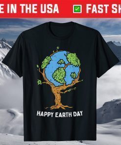 Happy Earth Day Shirt 2021 Tree Planet Environmentalist T-Shirt