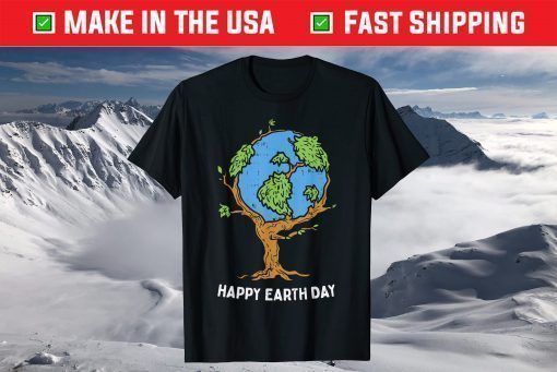 Happy Earth Day Shirt 2021 Tree Planet Environmentalist T-Shirt