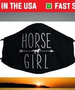 Horse Girl I Love My Horses Riding Face Mask